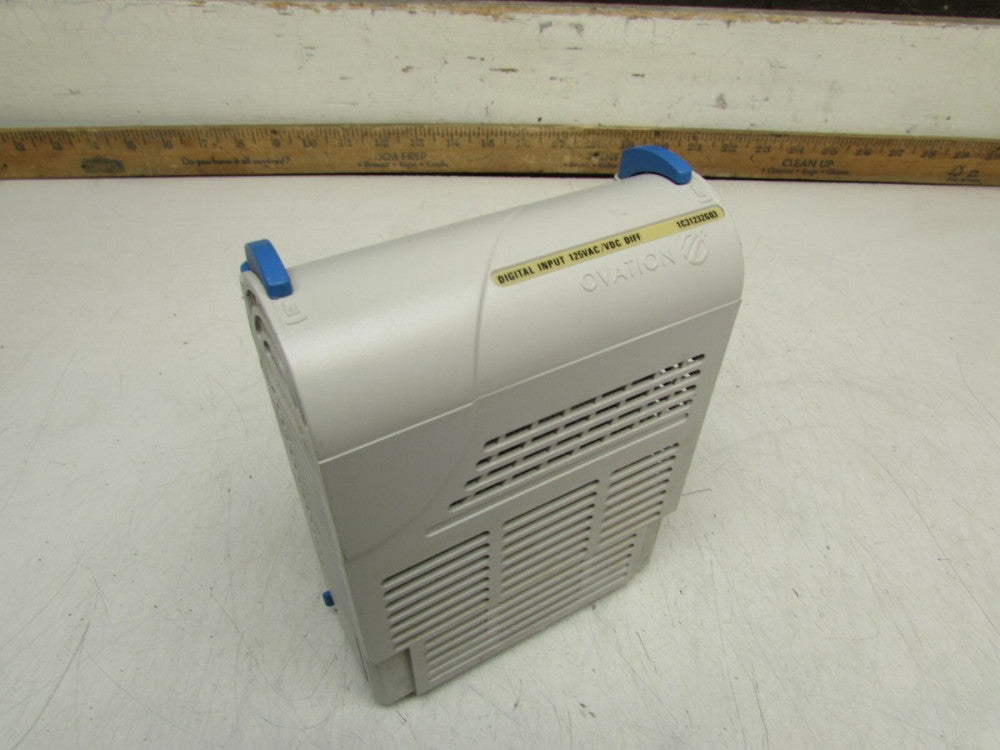 OVATION 1C31232G03 DIFFERENTIAL DIGITAL INPUT MODULE 125VAC/VDC XLNT USED TAKEOU
