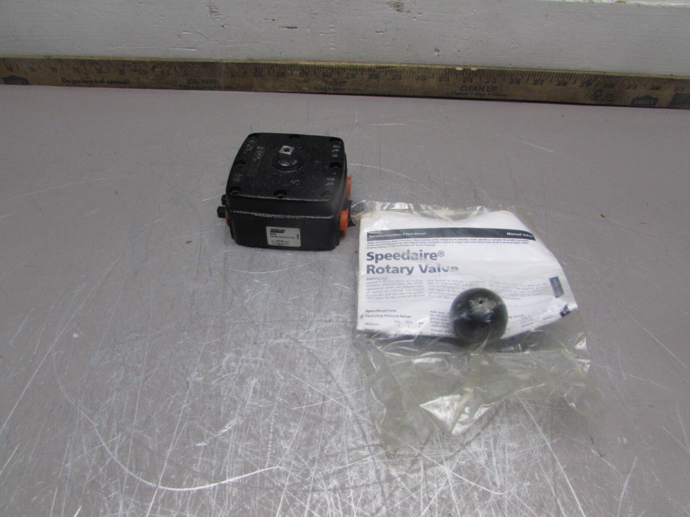 SPEEDAIRE 3FFU9 ,ROTARY AIR CONTROL VALVE, 1/4”npt, 150psi, N/NIB! MAKE OFFER!