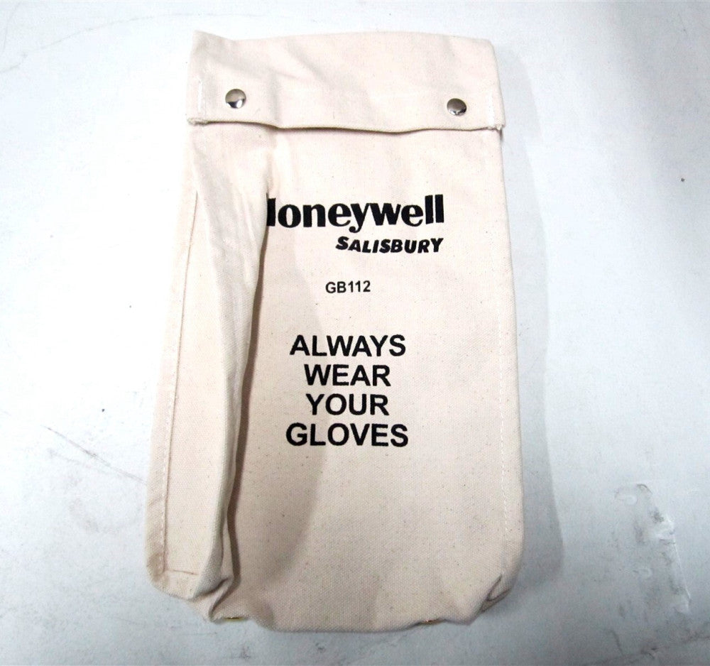 Honeywell Salisbury (GB112) 12" Long Beige Canvas 1 Pair Glove Bag w/ Belt Clip
