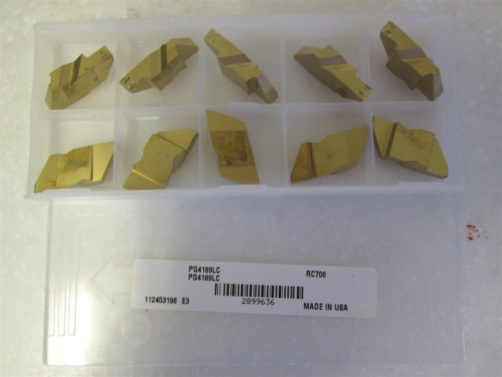 RTW (2899636) PG4189LC RC706 Carbide Inserts NEW USA - Lot of 10 