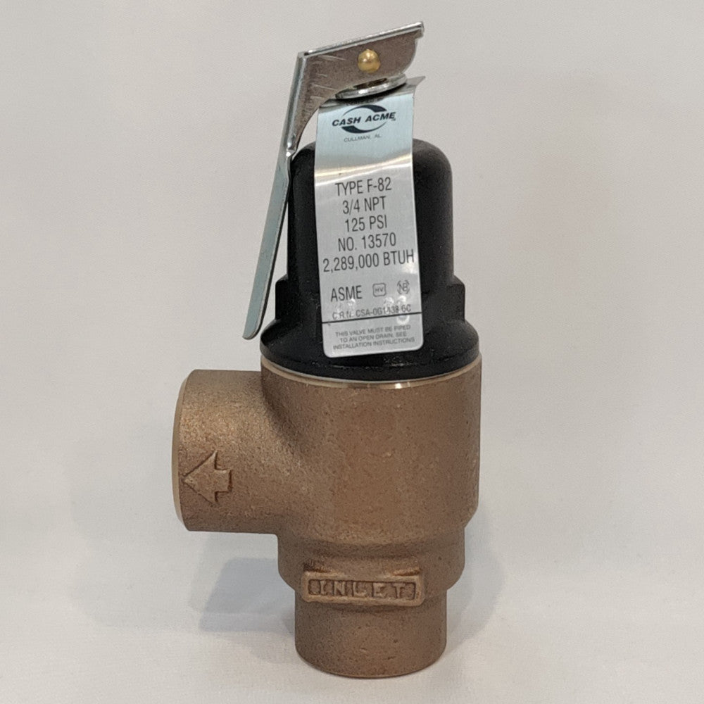 13570-0125 Cash Acme F-82 Series 3/4" Pressure Relief Valve