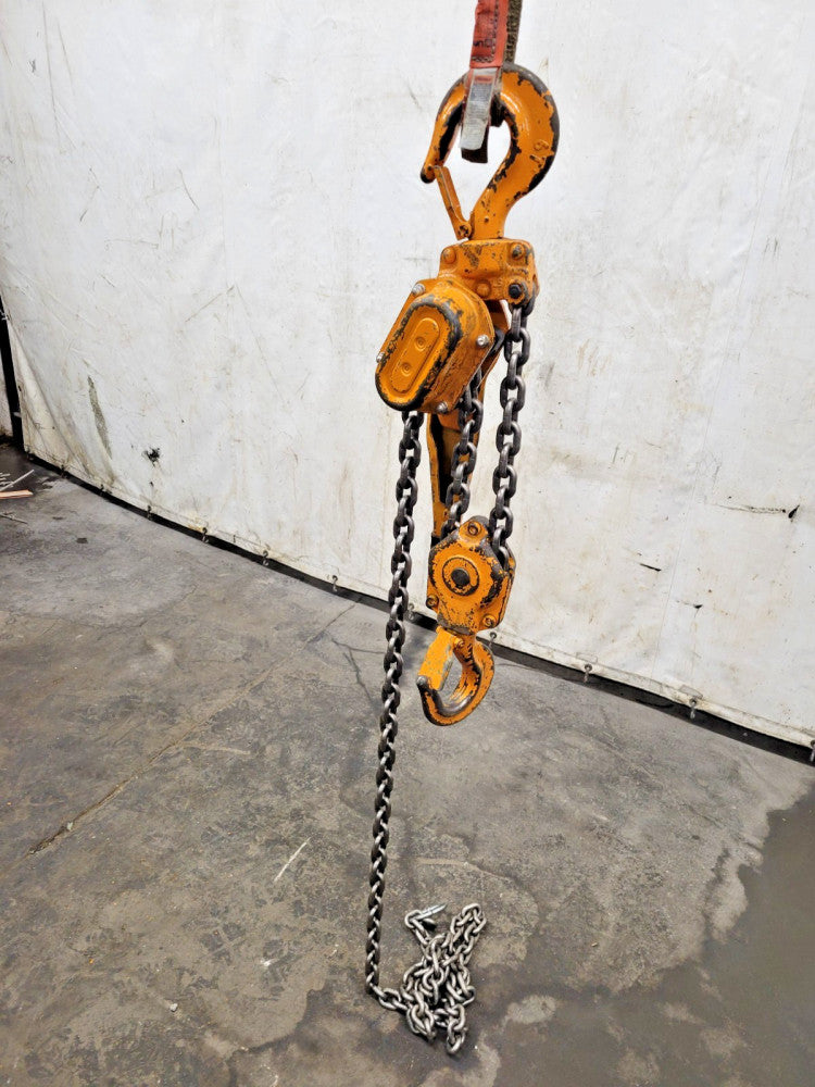 HARRINGTON 6 TON LEVER HOIST CODE LB060B LOT NO L5A-894 CHAIN LENGTH 136 IN.