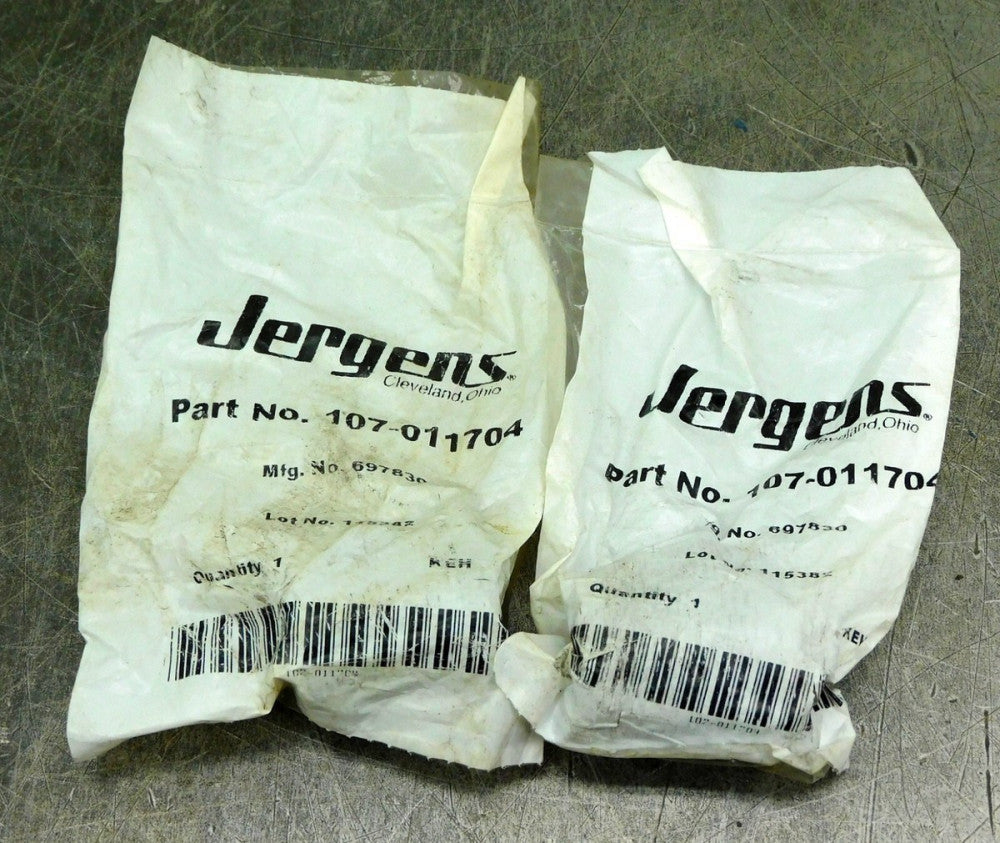 Jergens 697830, 107-011704 Thread Insert Adapter Bolster Plate Bushing Lot of 2