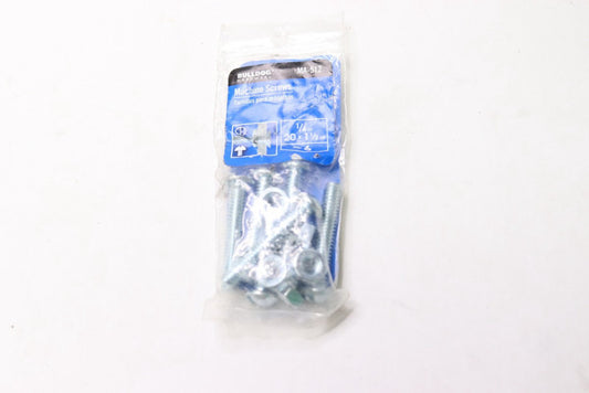 (6-Pk) Bulldog Hardware Slotted Round Head Machine Screw 1/4" 20 x 1-1/2'