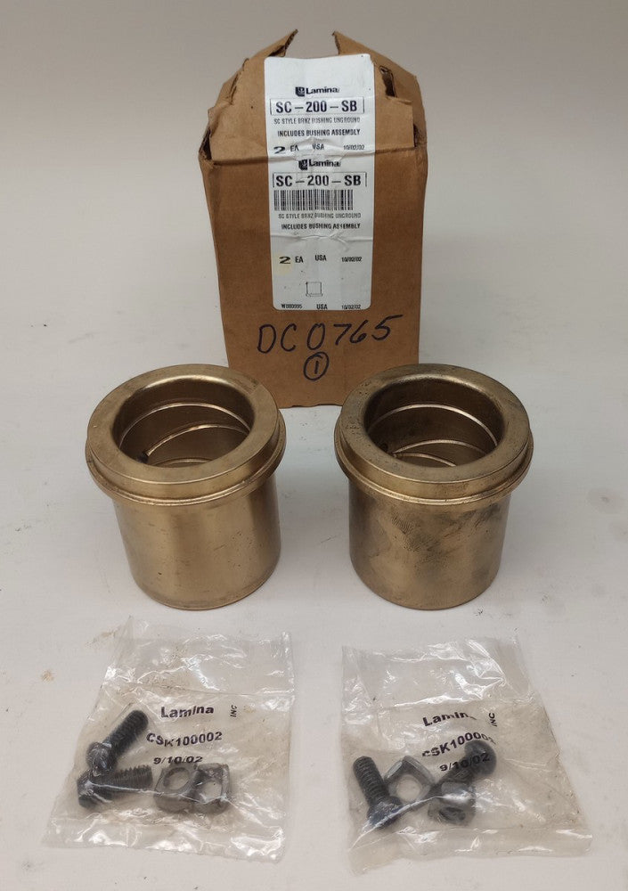 Lamina SC-200-SB Bronze Bushing Unground SC Style Includes Hardware (Pack of 2)