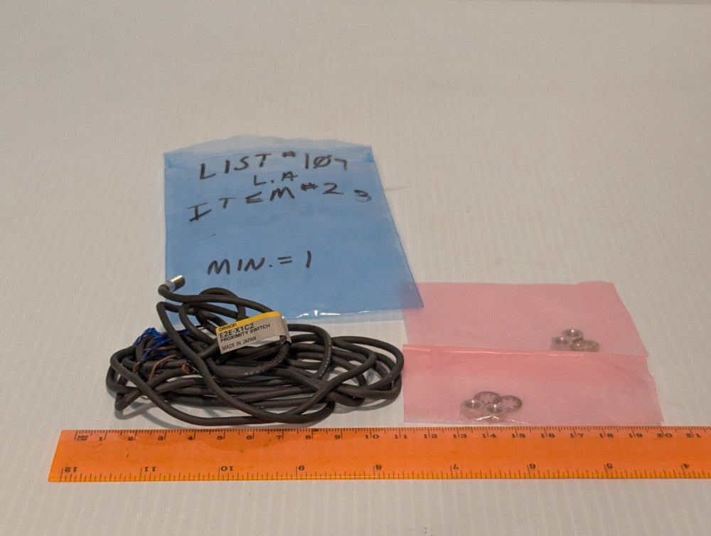 Omron E2E-X1C2 Proximity Switch, Japan as pictured