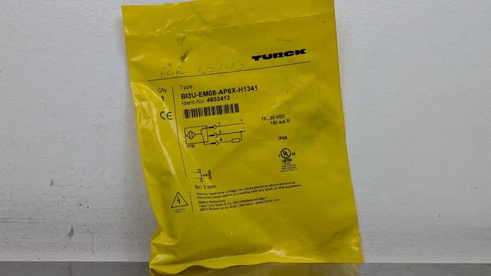 Turck BI3U-EM08-AP6X-H1341 Proximity Sensor 4602412 3mm 10-30VDC 150mA