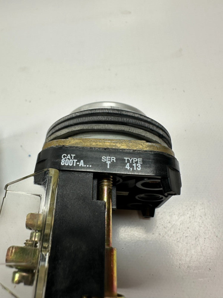 Allen-Bradley 800T-A 30mm Black Non-Lighted Push Button XDI XA Block - New