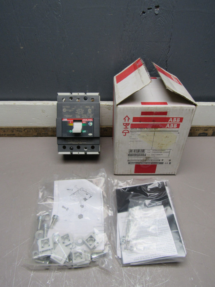 ABB SACE TMAX T3 S-D 225 CIRCUIT BREAKER 3P 225A 1SDA053599R1 NIB !! READ DESC !