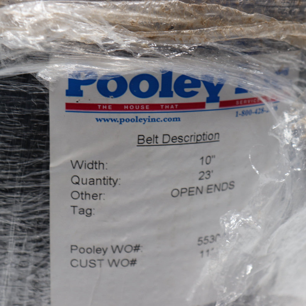 Pooley Inc Belt Open Ended 10" X 23' 553092