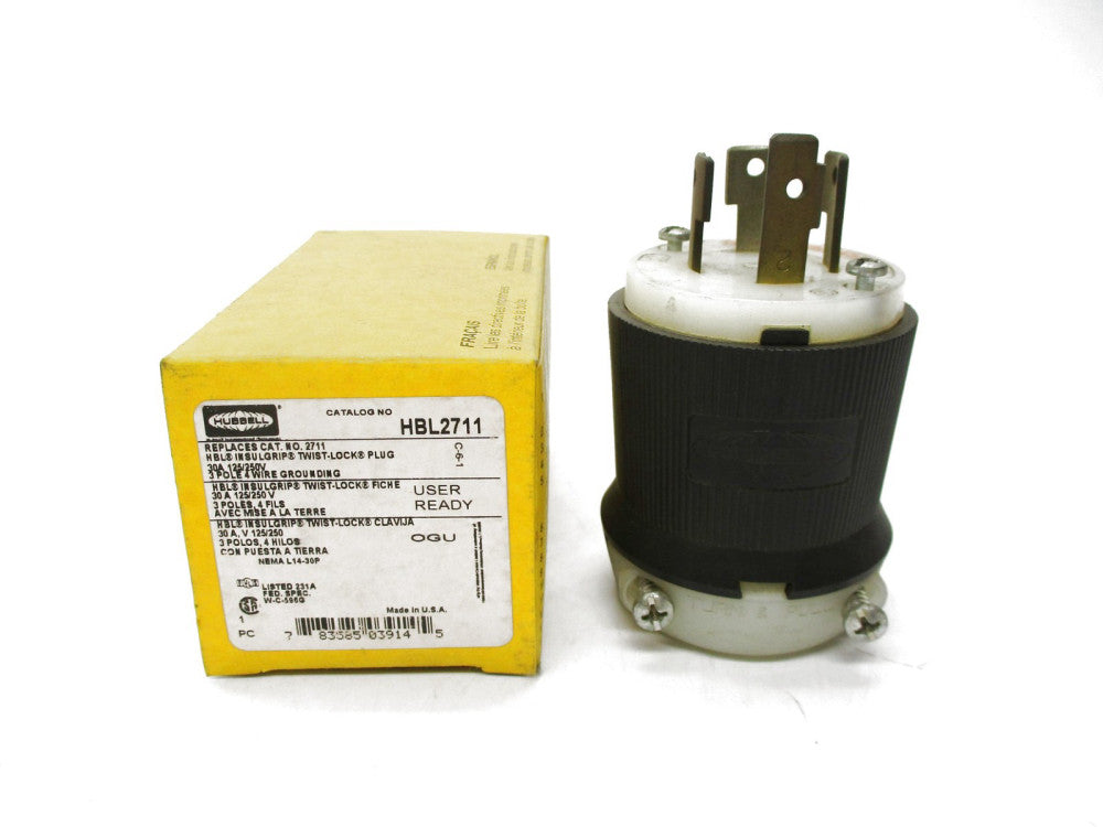 HUBBELL HBL2711 125/250V 30A NSMP