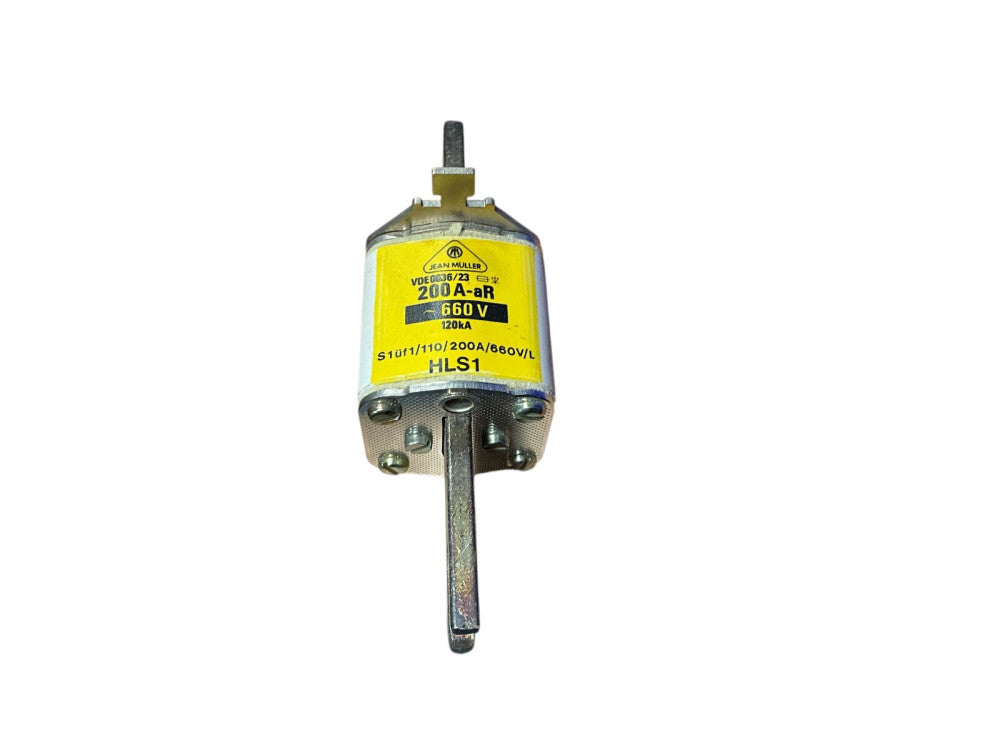 Jean Müller 200A aR 660V Fuse Link S1ü/11/110/200A/660V/L HLS1 VDE 0636/23 120kA