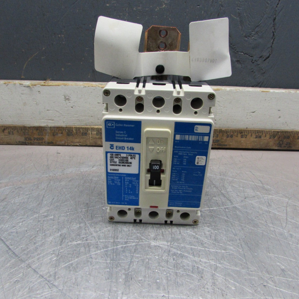 Eaton /Cutler Hammer EHD3100  ,CIRCUIT BREAKER ,3P/100A/480V , MAKE OFFER!