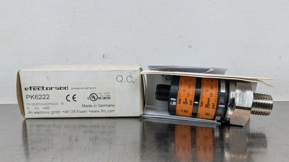 IFM Efector PK6222 Pressure Switch 0-1450 PSI