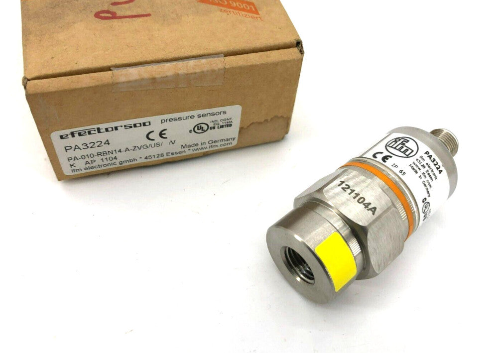 New IFM Efector PA3224 Pressure Sensor PA-010-RBN14-A-ZVG/US/ /V