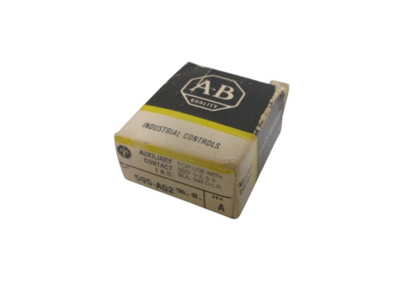 ALLEN BRADLEY 595-A02 SER. A AUXILIARY CONTACT (MISSING ACCESSORIES)NSMP