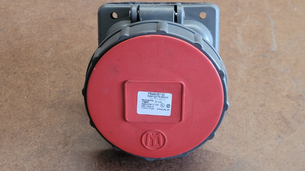 Pass & Seymour PS460R7-W Watertight Receptacle 60A 3PH 480VAC