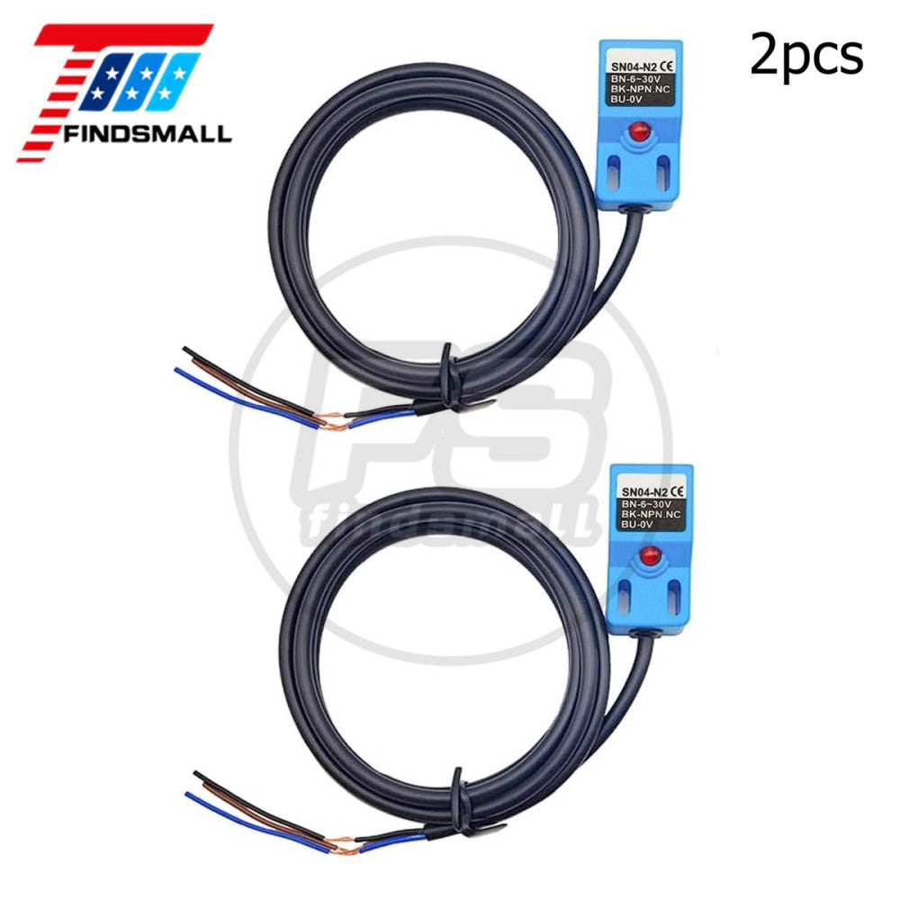2pcs SN04-N2 NPN NC 4mm Inductive Proximity Sensor Detection Switch DC 10-30V