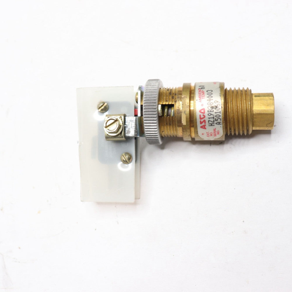 Asco Pressure Switch / Manometer EXT ADJ DB 1/4" NPT HZ19B384003