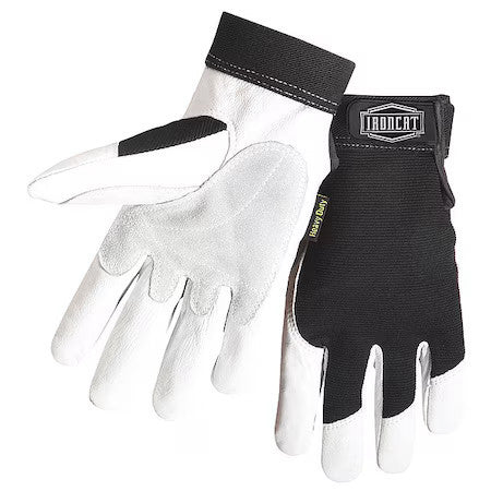 Ironcat 86552/Xl Welding Gloves, Hook-And-Loop Cuff, Wing Thumb, Premium
