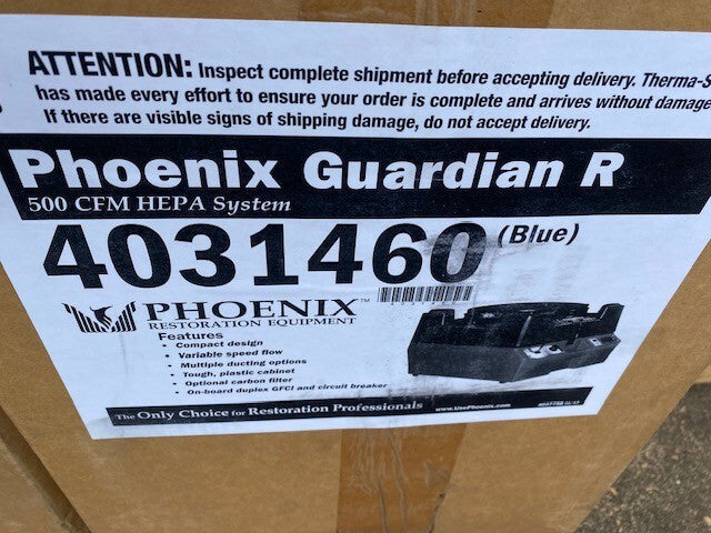 Phoenix Guardian R HEPA System - Blue 4031460 (NEW)