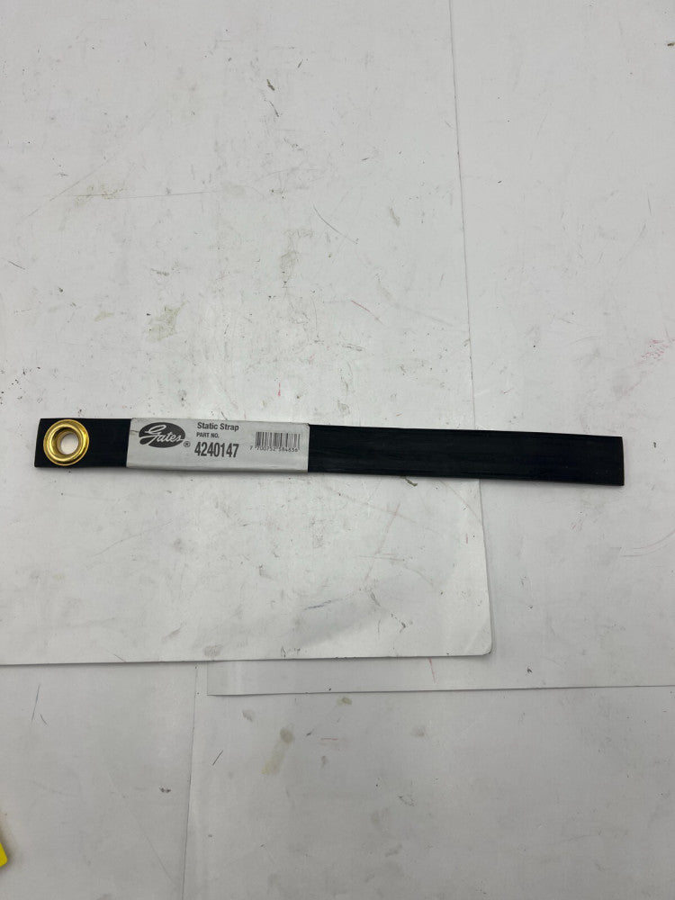 (QTY 2) Gates Black Rubber Anti-Static Strap for Scissor Lift 4240147 13"