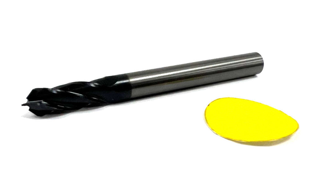 END MILL 702753 CUT 1/4" SHANK DIA 1/4" FLUTE LENGTH 3/4" 90DEG ANGLE OAL 2-1/2"