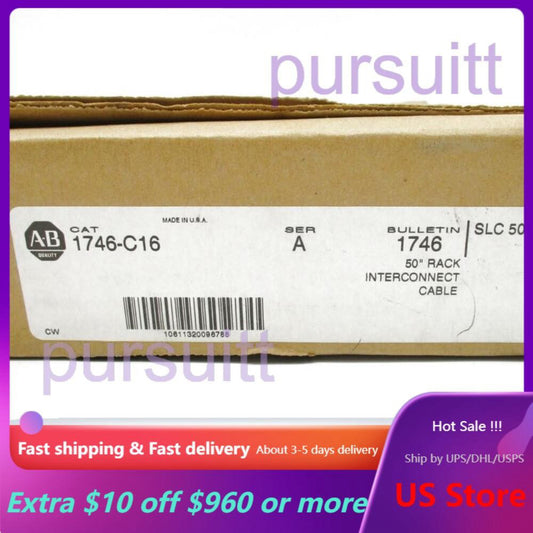 1746C16 AB 1746-C16 Bulletin 1746 50'' Rack Interconnect Cable US Free Tax