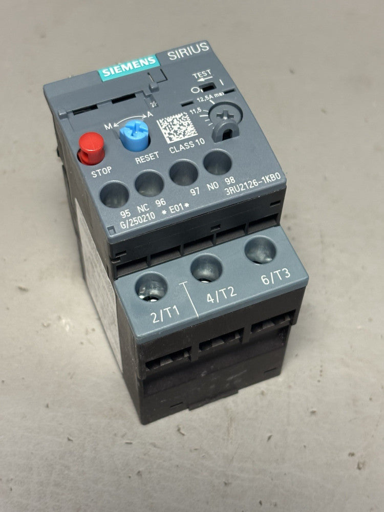 SIEMENS 3RU2126-1KB0 Thermal Overload Relay Unused