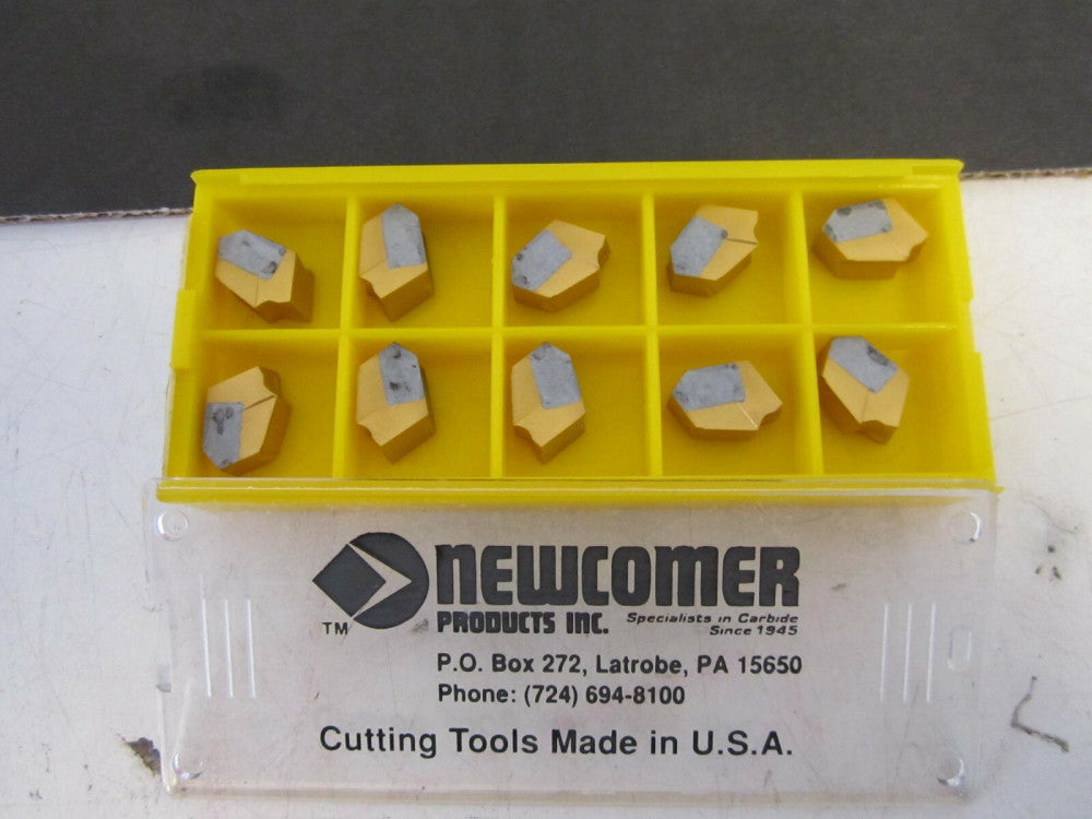 Newcomer NGTR-6-8-PV52 Carbide Inserts New - Lot of 10 