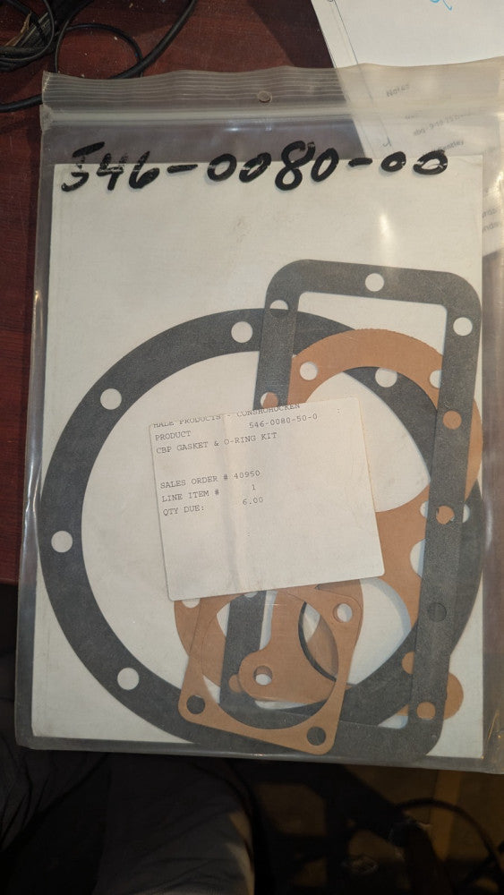 (1) Hale Gasket & O-Ring Kit 546-0080-50-0 NIB