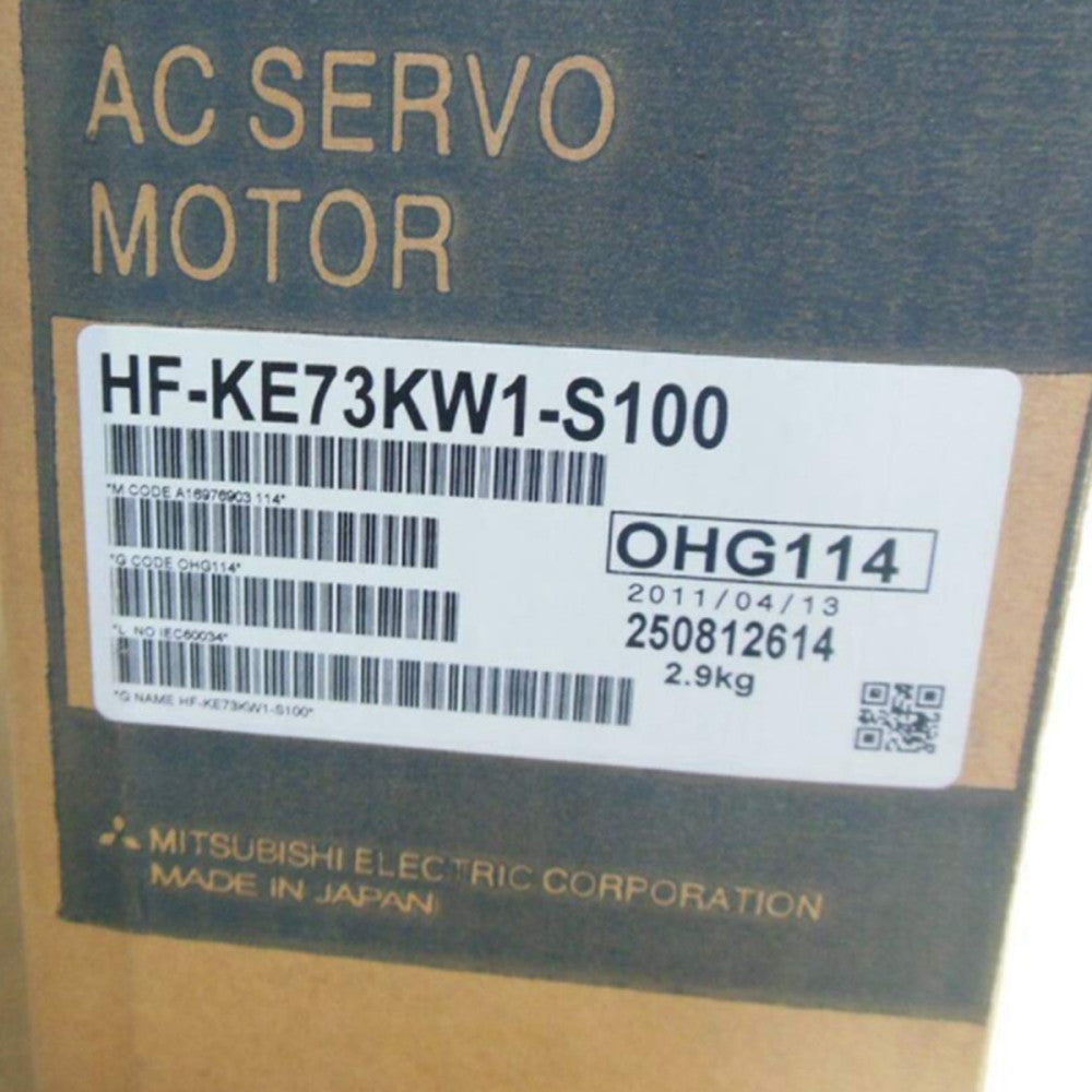 One Brand New MITSUBISHI HF-KE73KW1-S100 Servo Motor