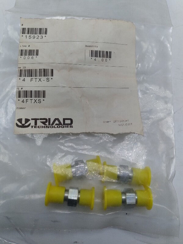 NEW Triad 4 FTX-S Straight Fitting 4-Pack 3/4" NPT 