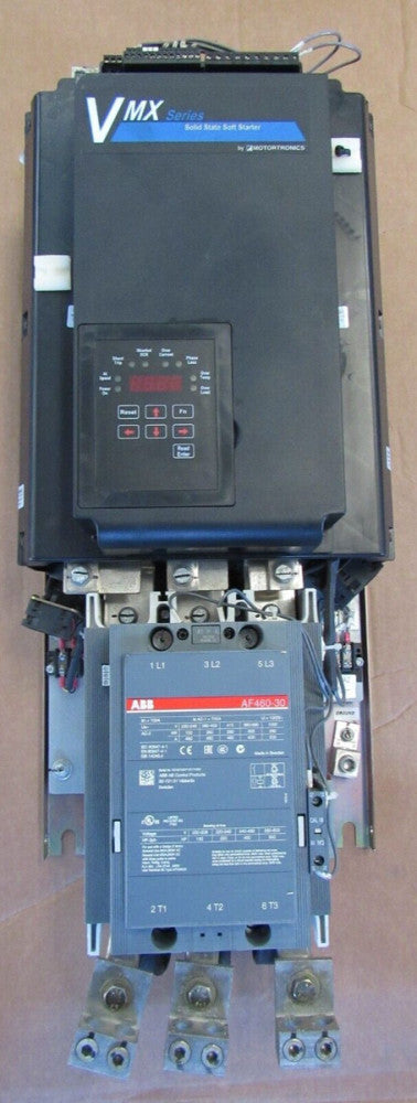 MOTORTRONICS VMX2-600-BP SOFTSTART 600V 600HP 120V-CONTOL XLNT USED TAKEOUT !!