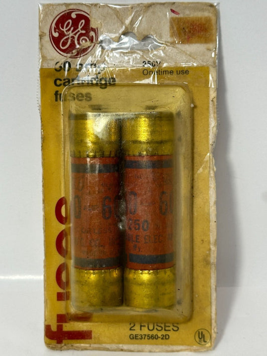 2-Pack GE 60A Cartridge Fuses GE37560-2D