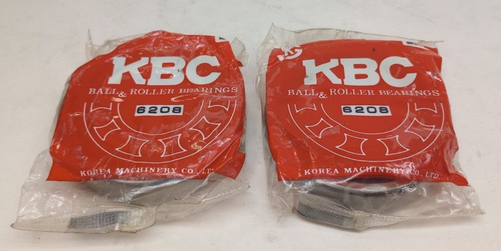 KBC 6208DD Ball Bearing Deep Groove 40X80X18mm Double Sealed (Pack of 2)