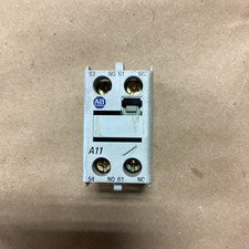 ALLEN BRADLEY 100-F SER B AUXILIARY CONTACT BLOCK