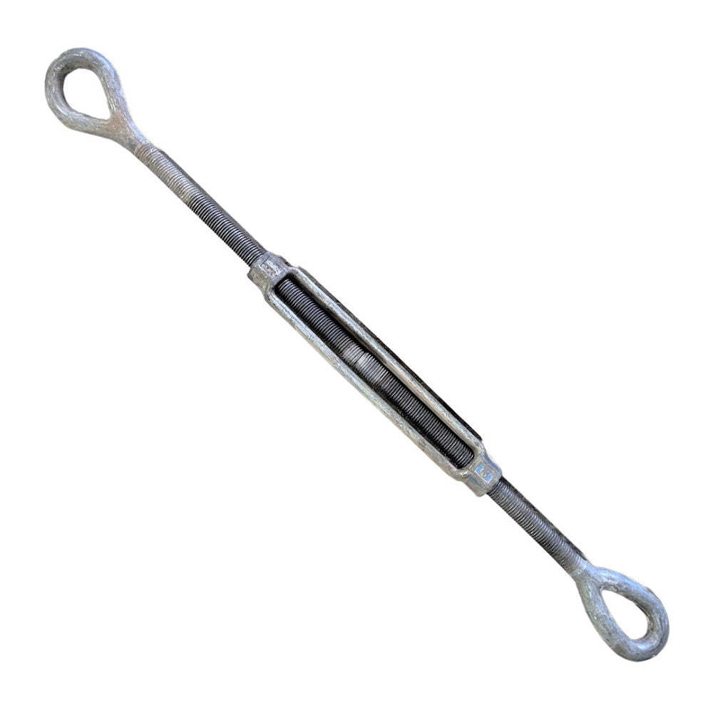 TURNBUCKLE EYE TO EYE THREAD LENGTH 14" THREAD SIZE 1"-8 39" X 50" STEEL 1" DIA