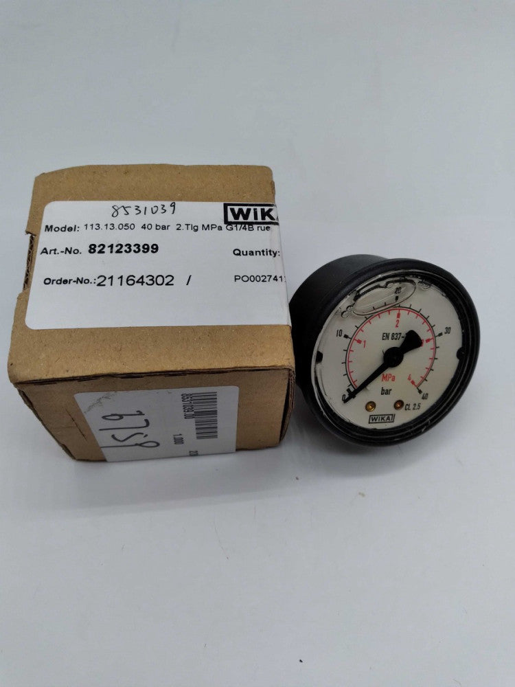WIKA 113.13.050 LIQUID FILLED GAUGE 