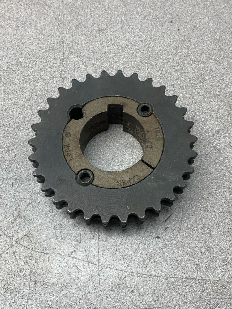 NEW MARTIN DOUBLE SPROCKET D35BTB30 1610 WITH BUSHING 1610 1-1/2 TAPER LOCK