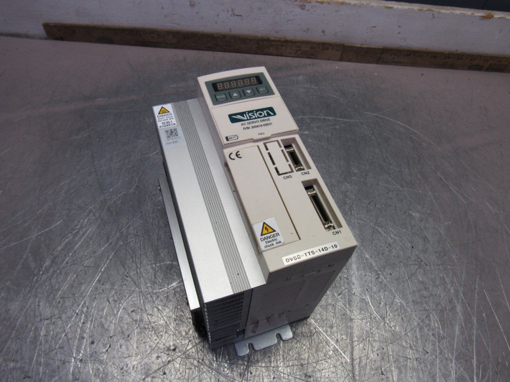 VISION SERVO DRIVE DVSD-TTS-14D-10 2.5KW 200-240VAC 3PH XLNT USED TAKEOUT !!