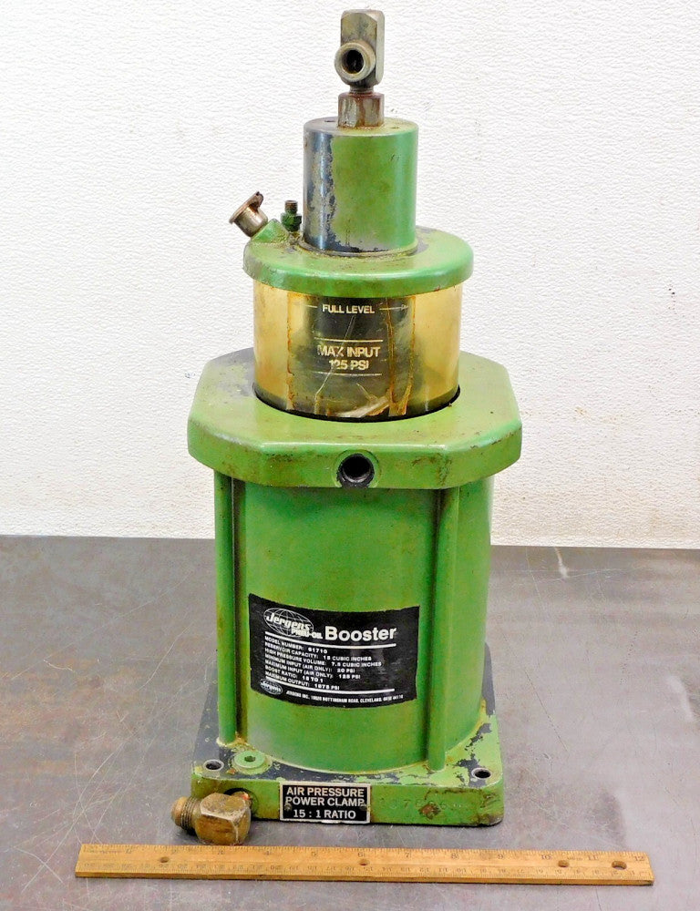 Jergens 61710 Standard Pneu-Oil Booster 15:1 Ratio 1875 PSI