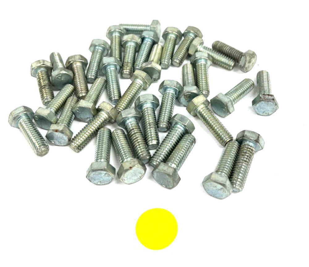 STANDARD HEX BOLT CAP SCREW SIZE 5/16"-18 OAL 1-1/8" LOT OF 34
