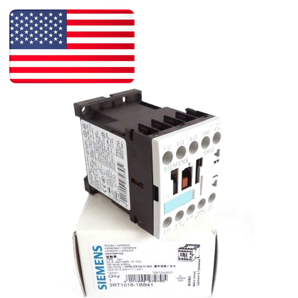 Genuine SIEMENS 3RT1016-1BB41 3RT1 016-1BB41 CONTACTOR 4kW 400V 3 POLE -US Stock