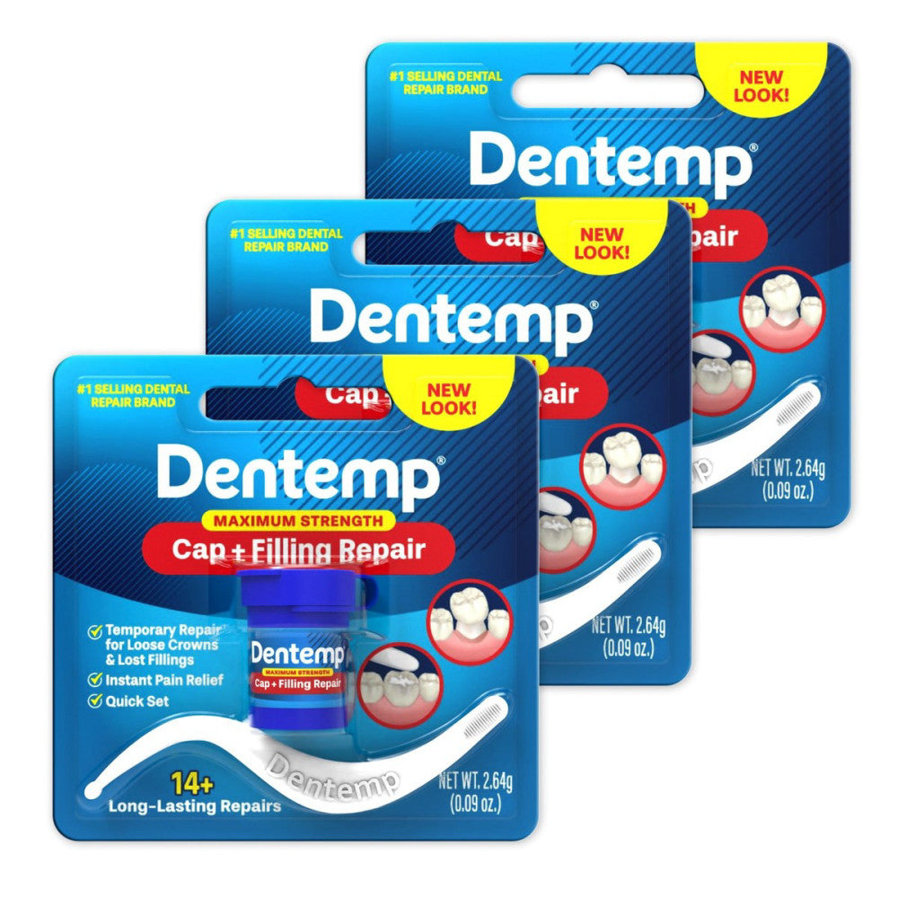 Dentemp Maximum Strength Loose Cap and Lost Filling Repair - Dental Repair Ki...