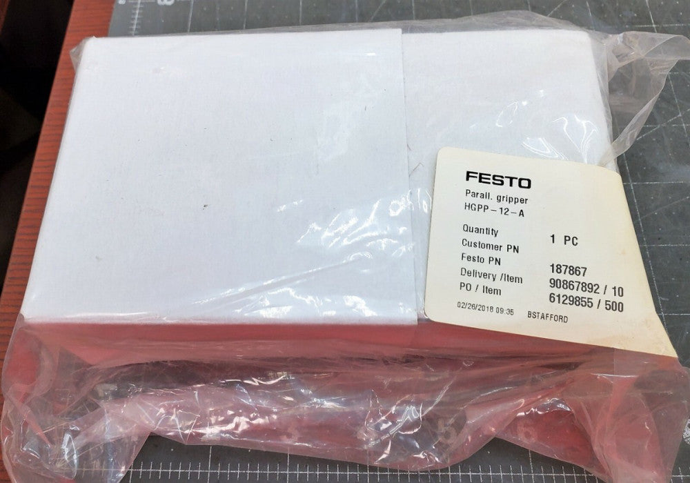 FESTO 187867 HGPP-12-A Double Acting Parallel Gripper 12mm NEW [OF19]