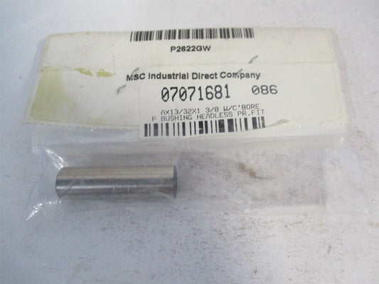 (P2622GW) Type P Letter A x 13/32" x 1-3/8" OAL Headless Press Fit Drill Bushing
