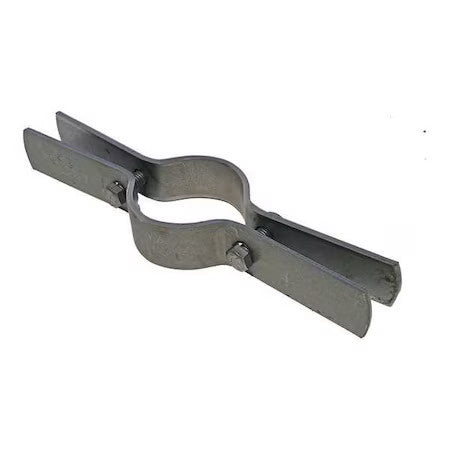 Zoro Select V610 4B Channel Riser Clamp,4 In,Black