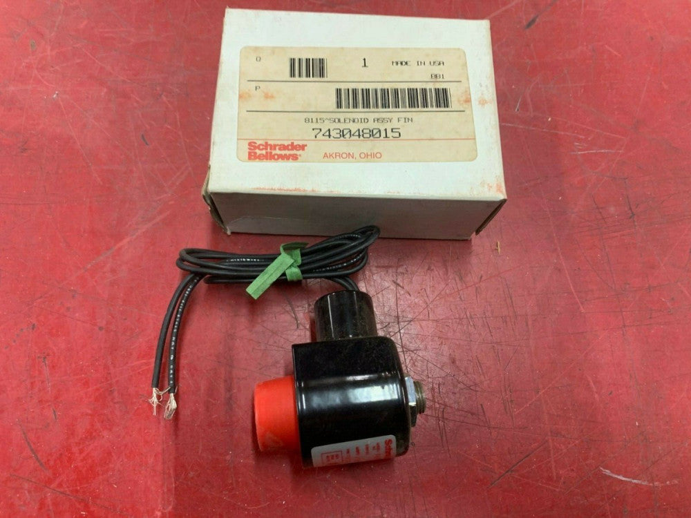 NEW IN BOX SCHRADER BELLOWS SOLENOID VALVE 743048015