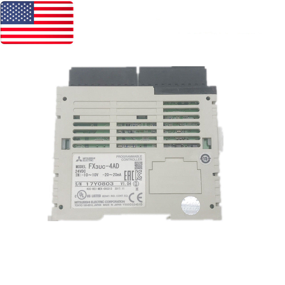 Mitsubishi FX3UC-4AD Melsec FX3UC Analog Input Blocks Module Unit NiB - US Stock